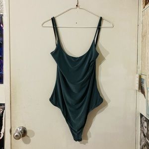 Missguided Crossover Strappy Bodysuit NWT
